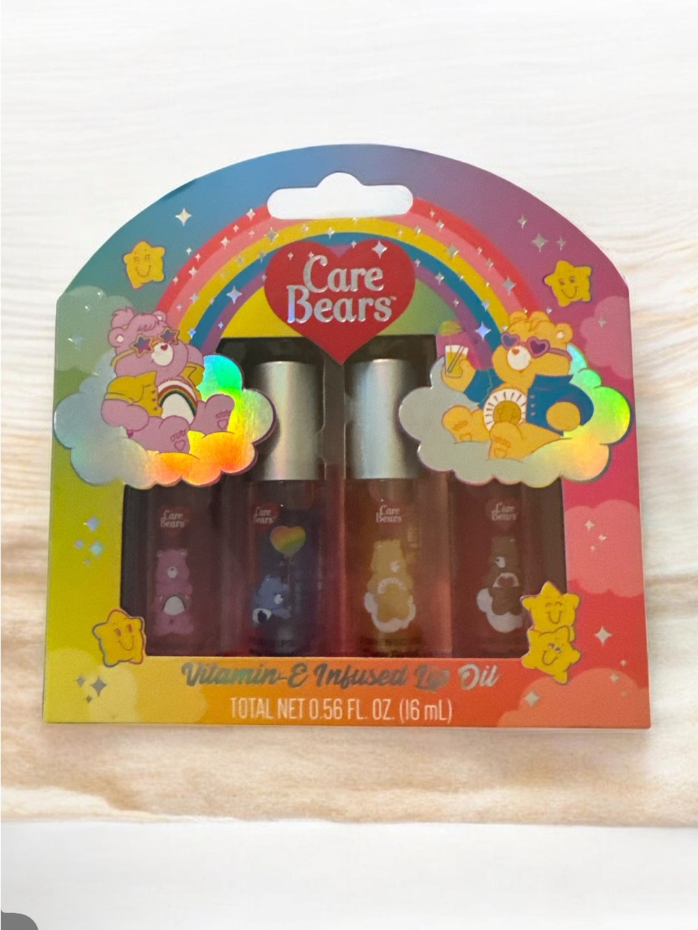 Care Bears Kids Vitamin-E Infused Lip Oil Set